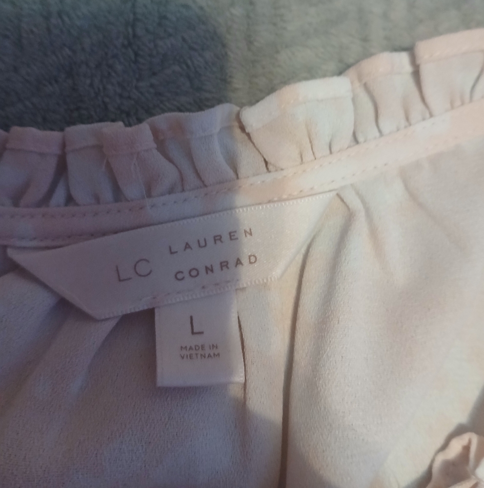 LC Lauren Conrad Light Pink Ruffle Dress - Picture 2 of 2